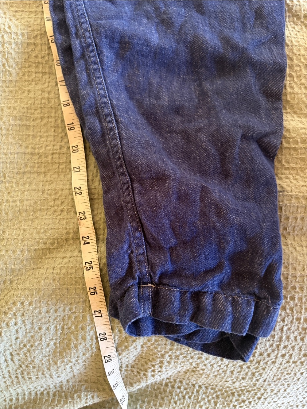 OrSlow Men’s 100% Linen Casual Drawstring Pants - Picture 10 of 10